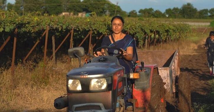 A woman started farming and create inspiration after her husband's death