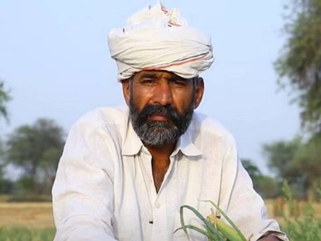 Hariyana Farmer sumer singh growing organic onion and vegetables