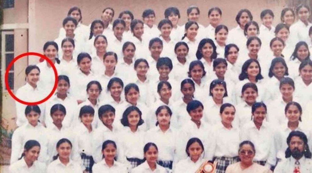 School pictures of Bollywood and Hollywood stars