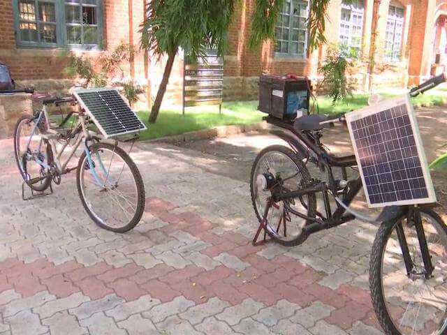 Solar powered electric cycle