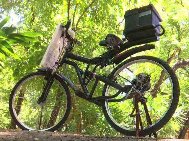 Solar powered electric cycle