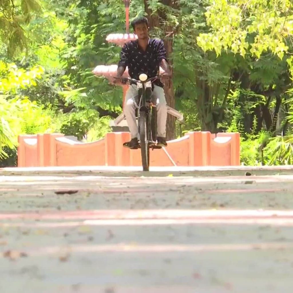 Solar powered electric cycle