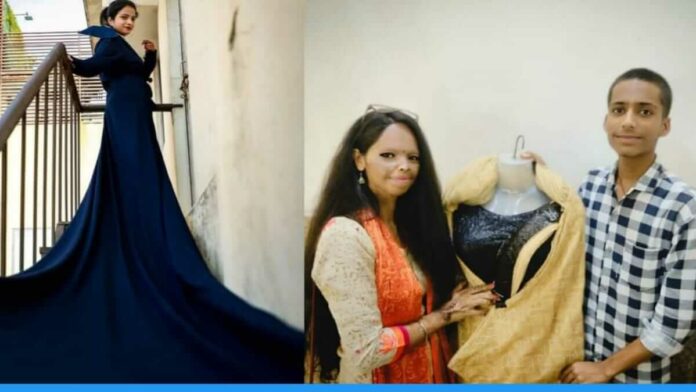 Arpit pandey from varanasi made acid proof dress