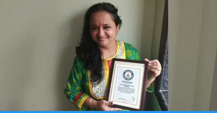 Lalita shankar guinness world record holder for crochet work