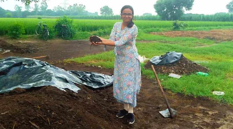 Payal Agrawal started to make kenchuaa compost