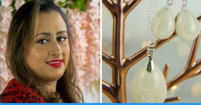 London woman Safiya riyad make jewellery from breast milk