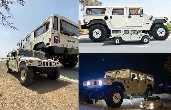 World biggest Hummer H1 X3 with kitchen bathroom and all the amenities