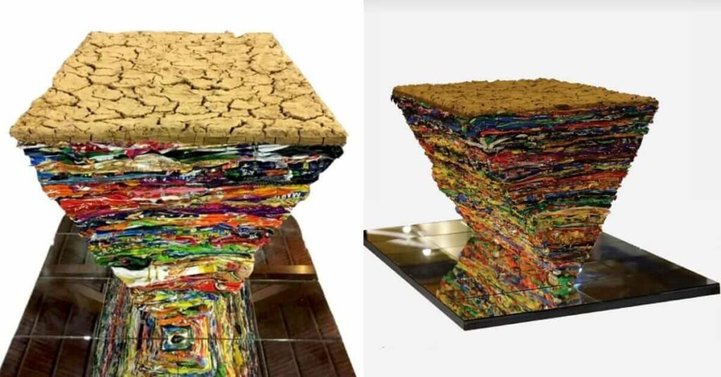 Delhi Artist manveer singh making beautiful art from plastic waste