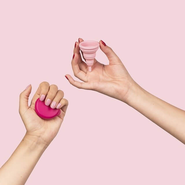 Use of menstrual cup for environment safety