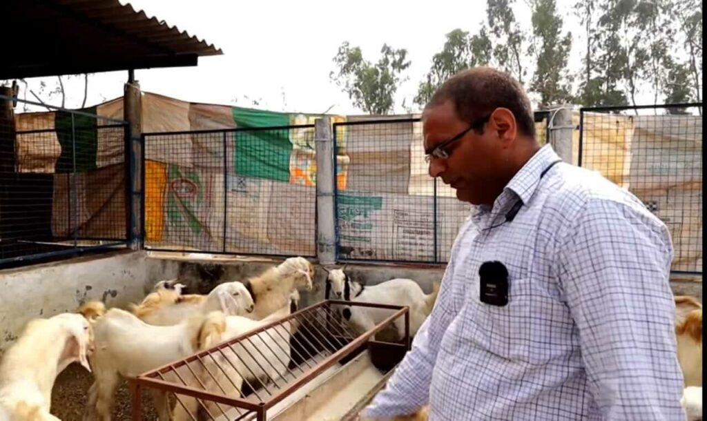 munendra singh earns crore by  goat farming