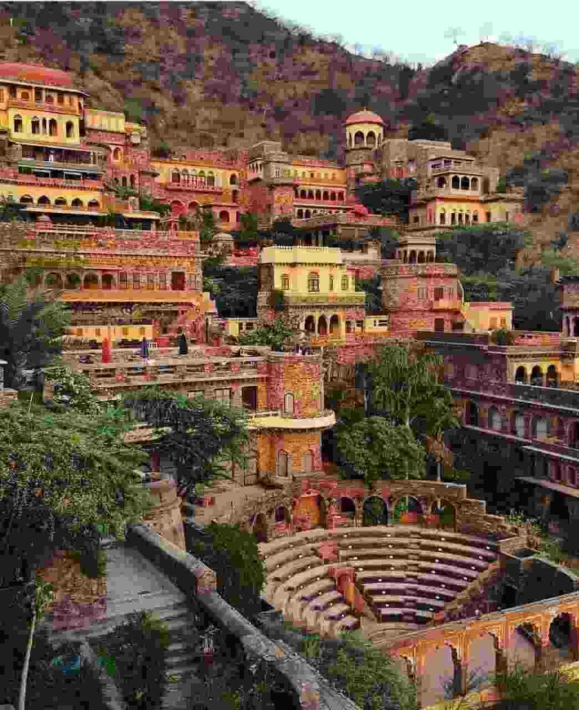 Neemrana fort palace is an ancient historical building of rajasthan