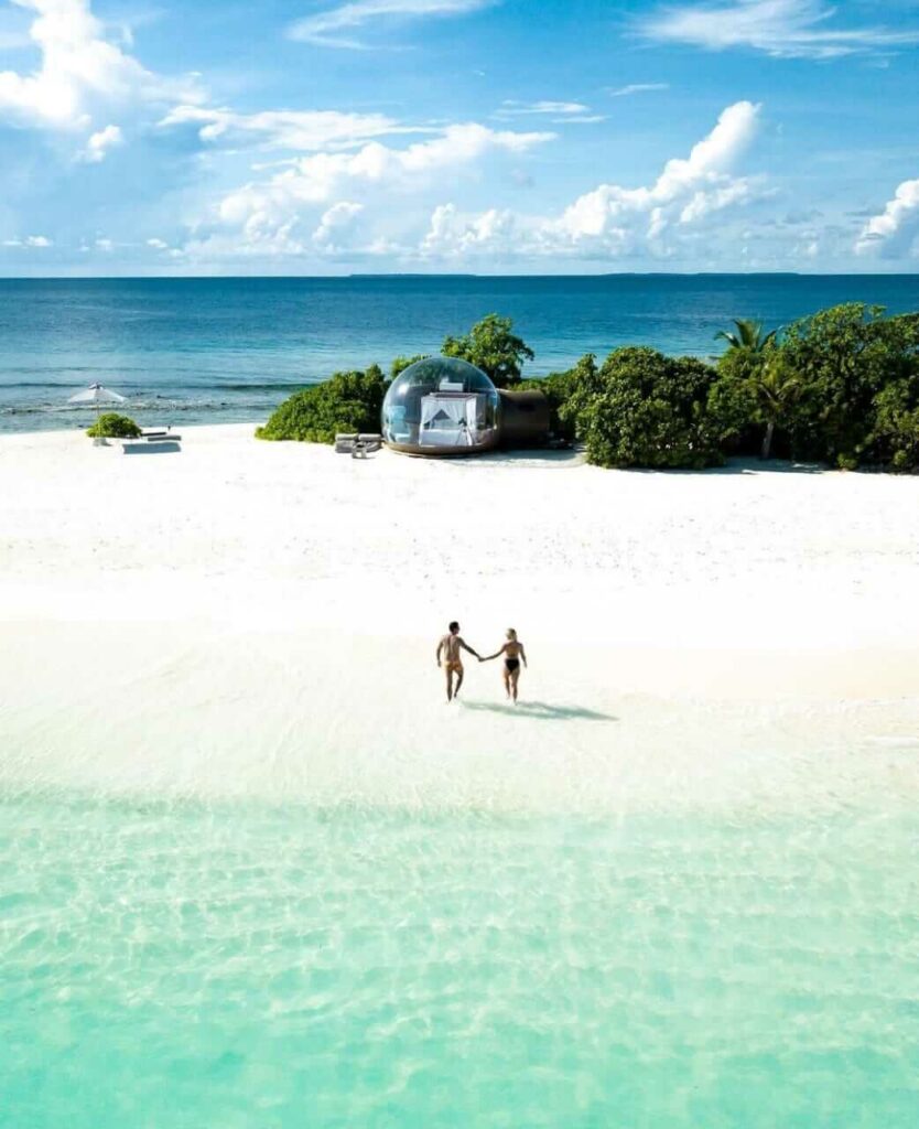 beautiful beach of maldives