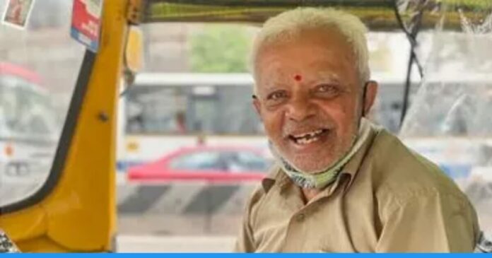 74 years old pataabi raman lecturer turned auto driver