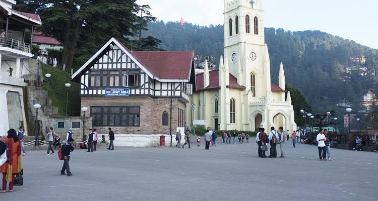 famous christ church in shimla
