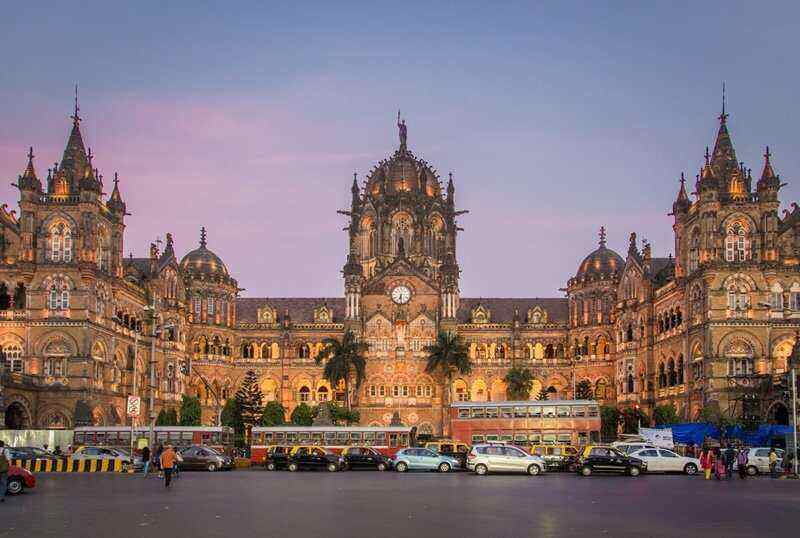 front view of Victoria Terminus mumbai