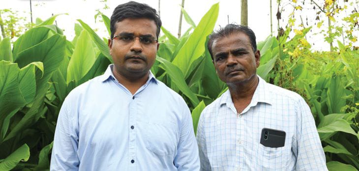 urbin cultivates more than 10 crops with his father