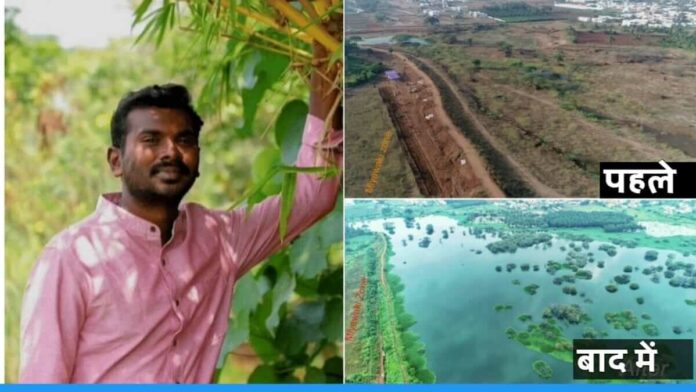 Manikandan r revives many water bodies in Coimbatore