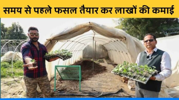 Desi trick to make poly house for farming