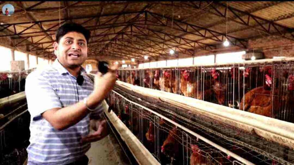 Haryana youth Rohit earns lakh by poultry farm