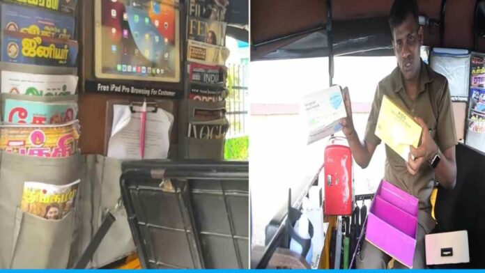 Auto Driver Anna Durai Is Providing Many Facilities In His Auto