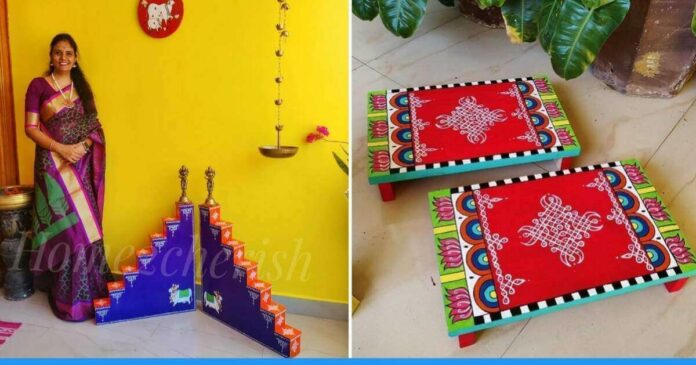 Deepika Welmurugan from earns 80 thousand rupees per month from making beautiful handipaintisd decor product