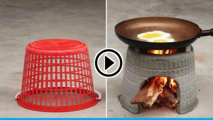 Make Stove With The Help of Plastic Bucket