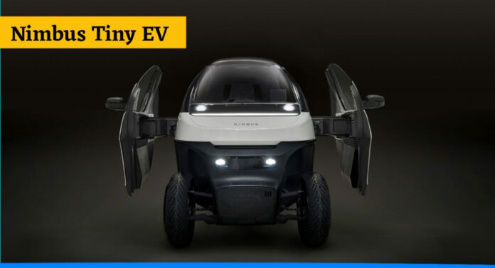 all features about Nimbus Tiny EV three wheeler bike