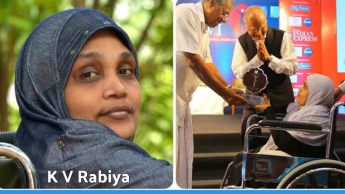 Padmashri k v rabiya incredible work for physically challenged children