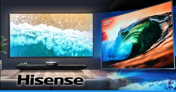 Chinese company Hisense launched the world's first largest TV with great features