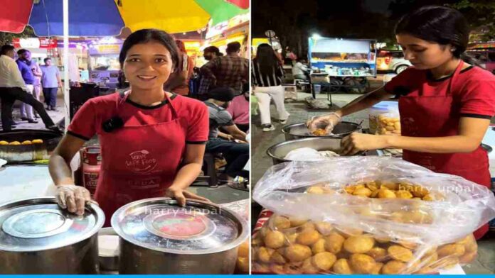 Poonam Selling Panipuri