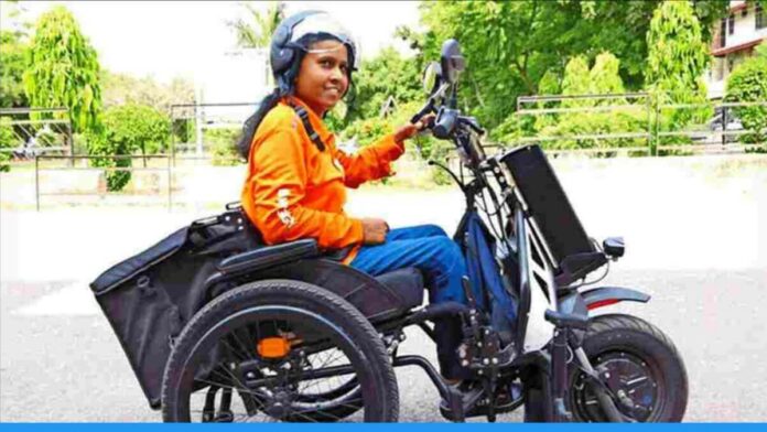 Inspirational Story of Chandigarh's First Wheelchair Food Delivery Woman vidya