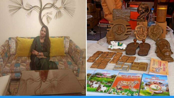 Usha Gupta makes Many Types of Products from Cow Dung