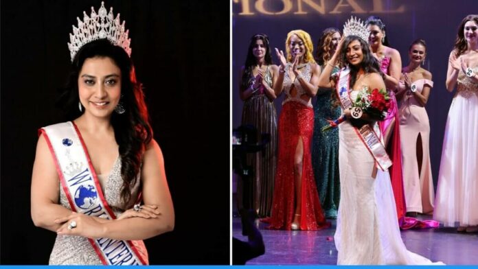 Priya Paramita Paul Winner of Miss World International Ambassador Award 2022
