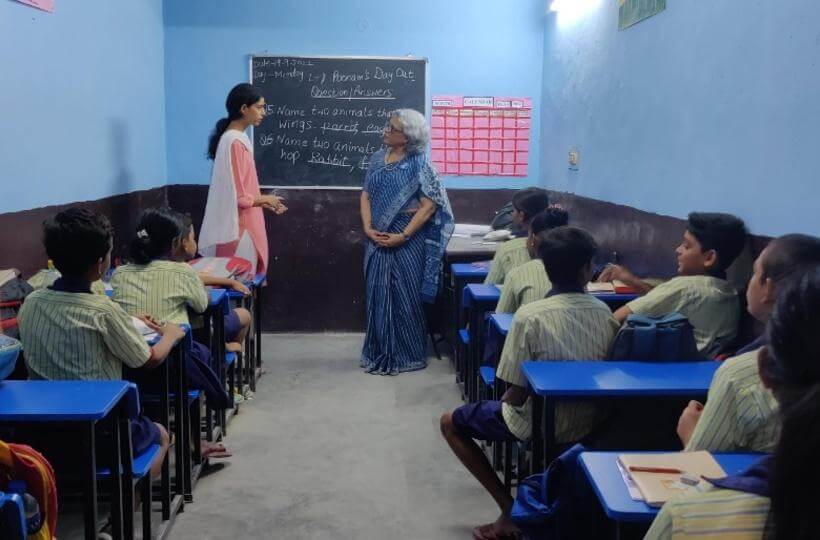 Seema Seth starts school for Poor children at the age of 66 after retirement from corporate job