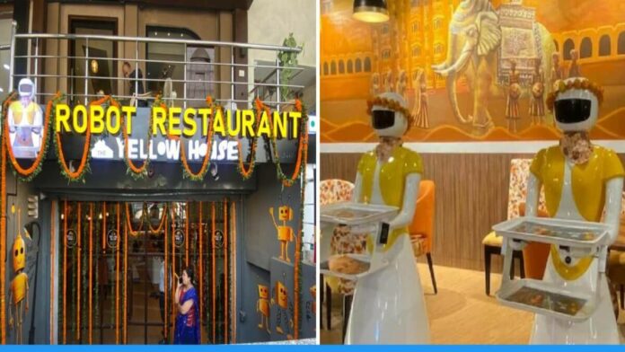 The Yellow House Robot Restaurant Noida Uttar Pradesh