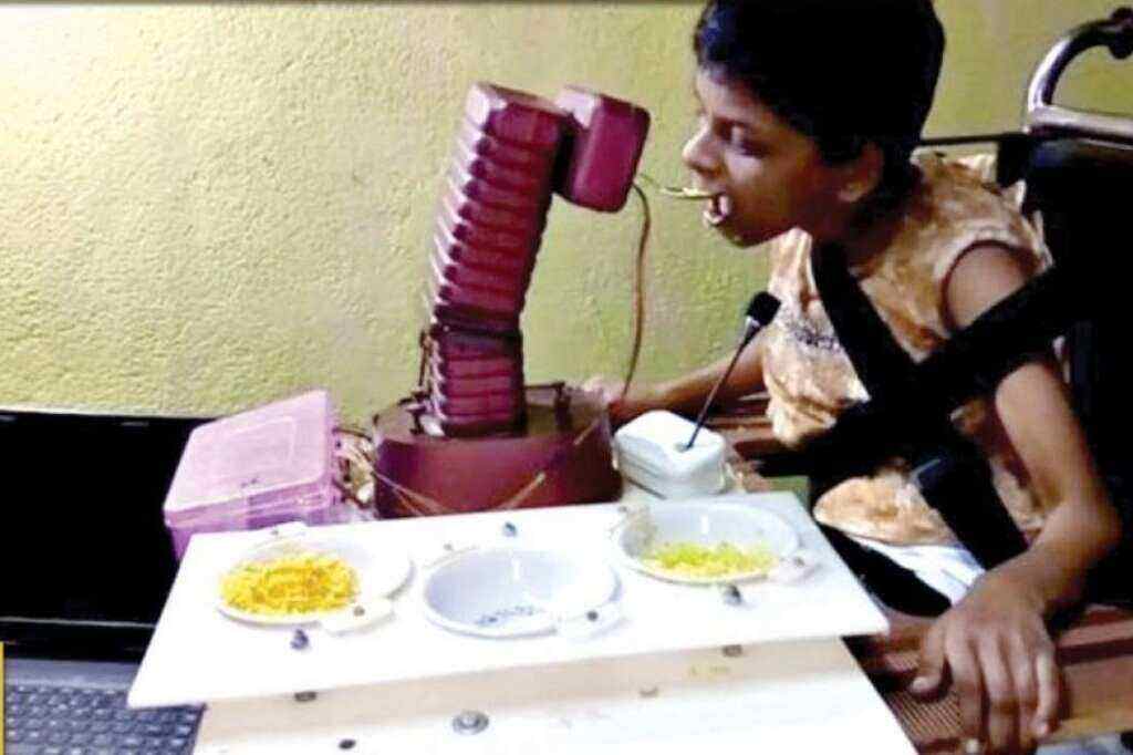 Bipin Kadam from Goa made Maa Robot for his disabled daughter