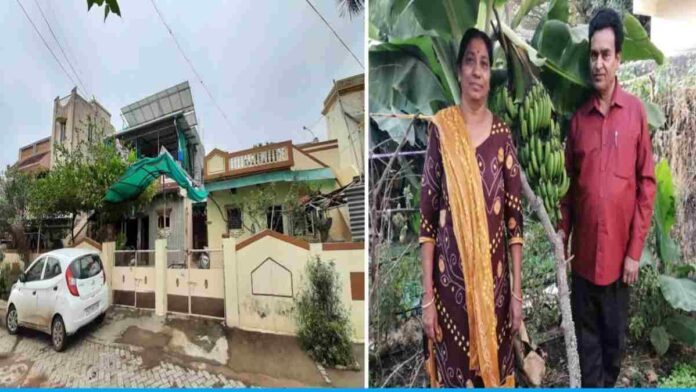 Kanubhai Karkar and Kailash Ben built this eco-friendly house which has been awarded the Adarsh Ghar