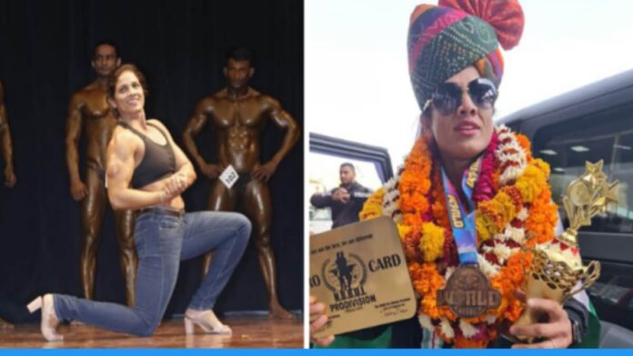 Priya Singh from Rajasthan won Gold medal in International women body building Competition 2022