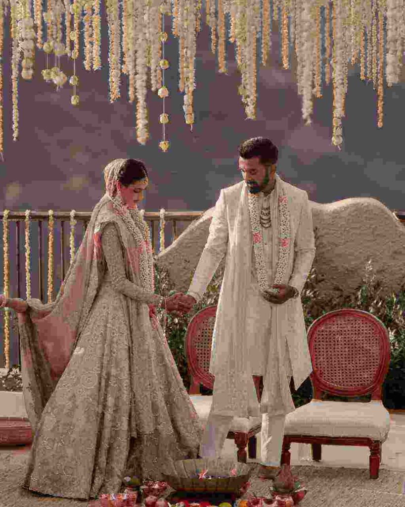 Athiya Shetty and KL Rahul Wedding Outfis
