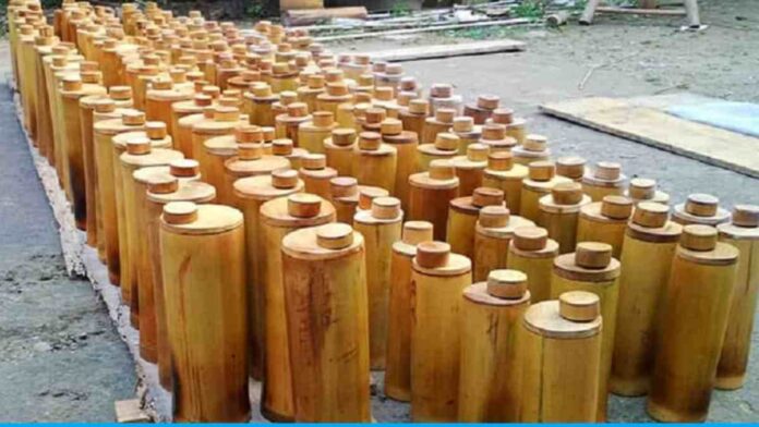 Drinking water in bamboo bottle is very beneficial for the body.