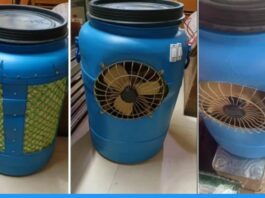 Viral video of a man made cooler with jugaad